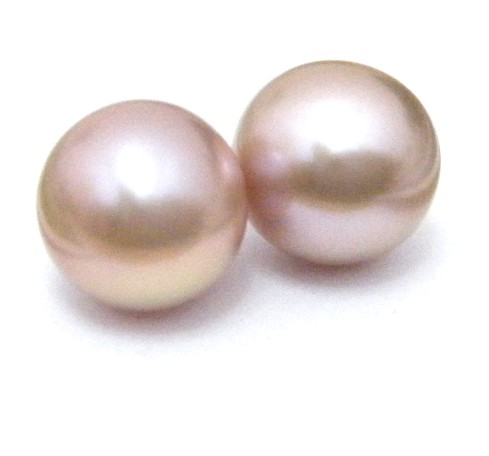 Natural Colours 7-7.5mm Half Drilled Round Pair